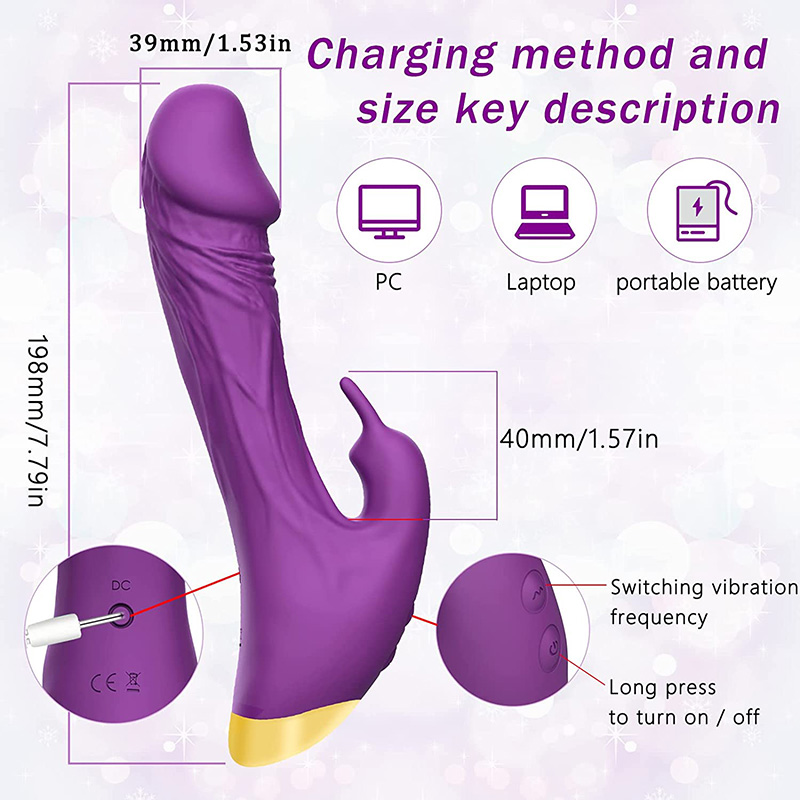 G-spot Rabbit Vibratori Stimolatore del clitoride Dildo