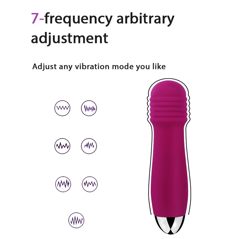 Vibratore a bacchetta in silicone